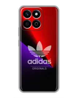 Чехол для Huawei Honor X7c с картинкой «Adidas Red Neon»