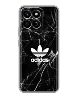 Чехол для Huawei Honor X7c с картинкой «Белый мрамор Adidas»
