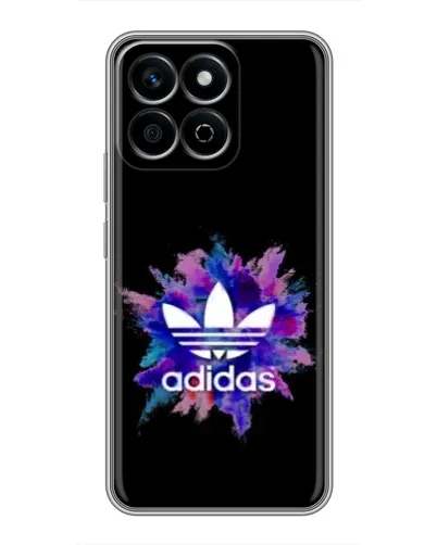 Чехол для Huawei Honor X7c с картинкой «Взрыв красок Adidas»