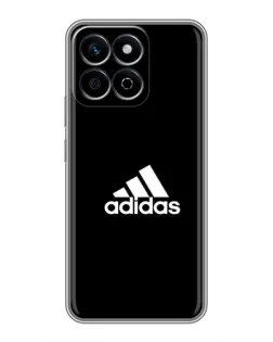 Чехол для Huawei Honor X7c с картинкой «Черная классика Adidas»