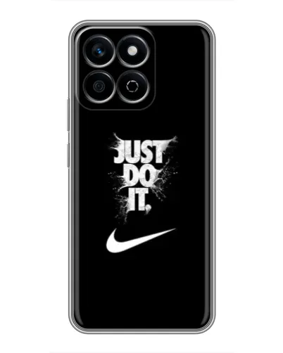 Чехол для Huawei Honor X7c с картинкой «Текстовый принт Nike»