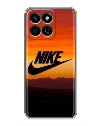 Чехол для Huawei Honor X7c с картинкой «Nike — вечерний горизонт»