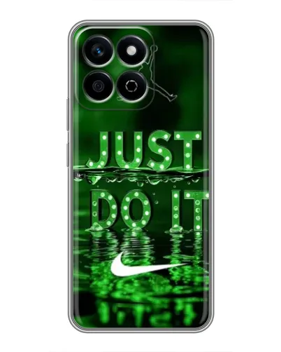 Чехол для Huawei Honor X7c с картинкой «Зеленый неоновый Nike»