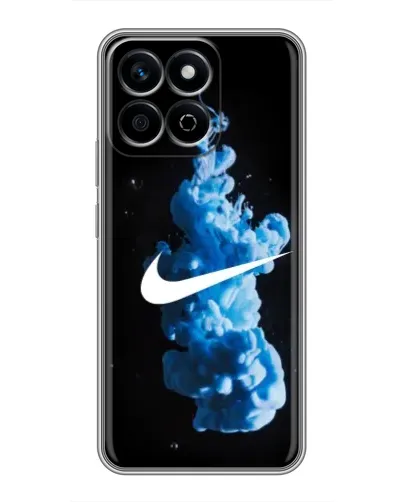Чехол для Huawei Honor X7c с картинкой «Nike и синий дым»