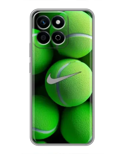 Чехол для Huawei Honor X7c с картинкой «Теннисные мячи Найк»