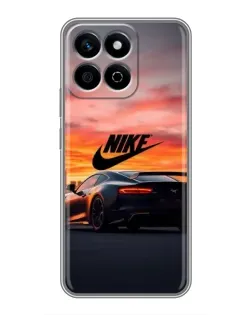 Чехол для Huawei Honor X7c с картинкой «Nike и суперкар»
