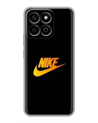 Чехол для Huawei Honor X7c с картинкой «Золотой логотип Nike»