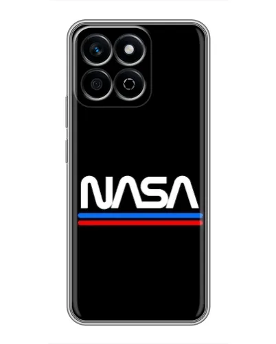 Чехол для Huawei Honor X7c с картинкой «NASA — классика Red Blue»