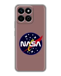 Чехол для Huawei Honor X7c с картинкой «NASA — ретро космос»