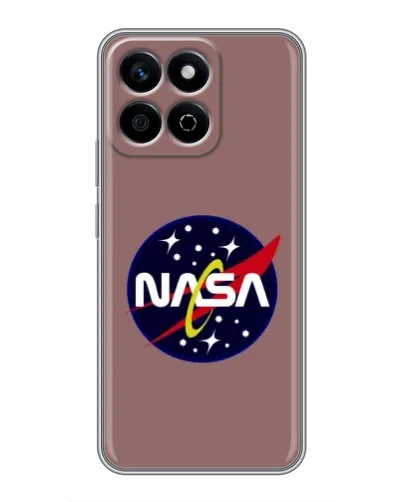 Чехол для Huawei Honor X7c с картинкой «NASA — ретро космос»