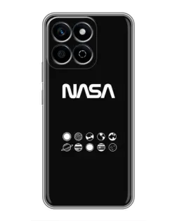Чехол для Huawei Honor X7c с картинкой «NASA — технический принт»