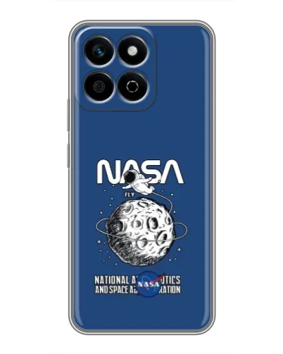 Чехол для Huawei Honor X7c с картинкой «NASA — лунная миссия»