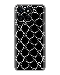 Чехол для Huawei Honor X7c с картинкой «Gucci — сетчатый паттерн»