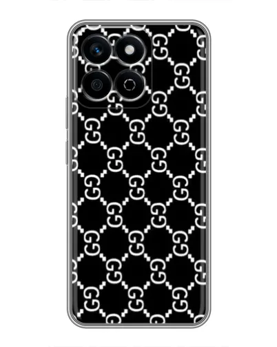 Чехол для Huawei Honor X7c с картинкой «Gucci — сетчатый паттерн»
