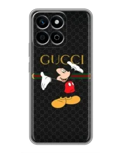 Чехол для Huawei Honor X7c с картинкой «Микки Маус Gucci»