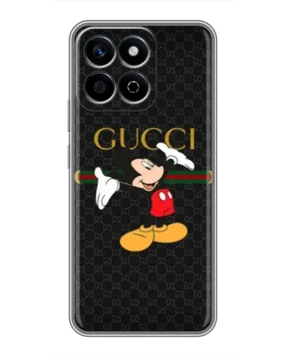 Чехол для Huawei Honor X7c с картинкой «Микки Маус Gucci»