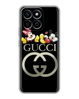 Чехол для Huawei Honor X7c с картинкой «Gucci — герои Disney»
