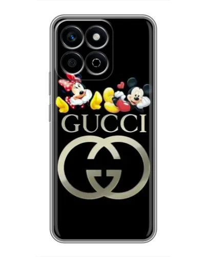 Чехол для Huawei Honor X7c с картинкой «Gucci — герои Disney»