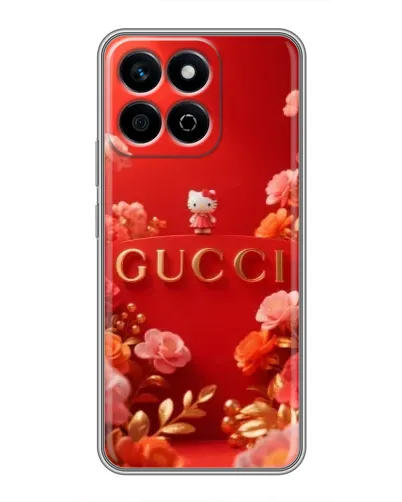 Чехол для Huawei Honor X7c с картинкой «Gucci — золотой сад»