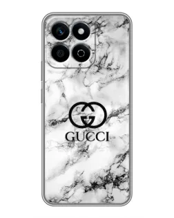 Чехол для Huawei Honor X7c с картинкой «Gucci — мраморный шик»