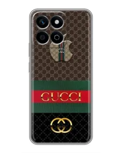 Чехол для Huawei Honor X7c с картинкой «Gucci — брендированный десерт»