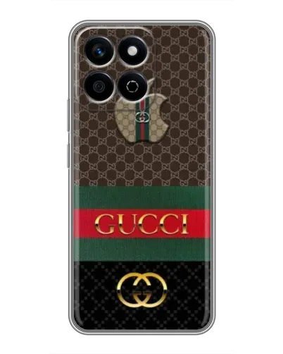 Чехол для Huawei Honor X7c с картинкой «Gucci — брендированный десерт»
