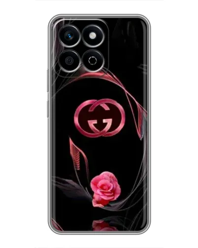 Чехол для Huawei Honor X7c с картинкой «Gucci — неоновая роза»