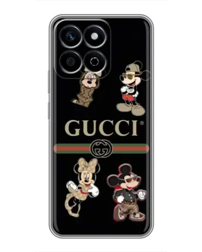Чехол для Huawei Honor X7c с картинкой «Gucci — герои Disney и монограмма» Чехол для Huawei Honor X7c с картинкой «Gucci — герои Disney и монограмма»