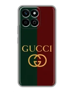 Чехол для Huawei Honor X7c с картинкой «Gucci — темно-зеленый градиент»