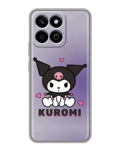 Чехол для Huawei Honor X7c с картинкой «Kuromi — фиолетовый арт» Чехол для Huawei Honor X7c с картинкой «Kuromi — фиолетовый арт»
