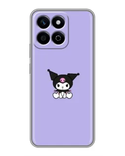 Чехол для Huawei Honor X7c с картинкой «Kuromi — фиолетовый минимализм» Чехол для Huawei Honor X7c с картинкой «Kuromi — фиолетовый минимализм»