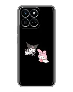 Чехол для Huawei Honor X7c с картинкой «My Melody и Kuromi» Чехол для Huawei Honor X7c с картинкой «My Melody и Kuromi»