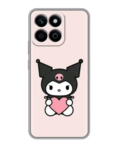 Чехол для Huawei Honor X7c с картинкой «Kuromi и сердце» Чехол для Huawei Honor X7c с картинкой «Kuromi и сердце»