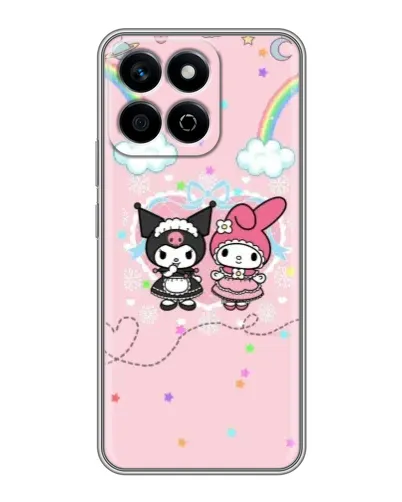 Чехол для Huawei Honor X7c с картинкой «My Melody и Kuromi» Чехол для Huawei Honor X7c с картинкой «My Melody и Kuromi»