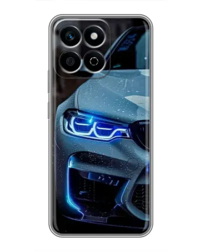 Чехол для Huawei Honor X7c с картинкой «Взгляд BMW с синими фарами» Чехол для Huawei Honor X7c с картинкой «Взгляд BMW с синими фарами»