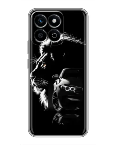 Чехол для Huawei Honor X7c с картинкой «BMW и лев» Чехол для Huawei Honor X7c с картинкой «BMW и лев»