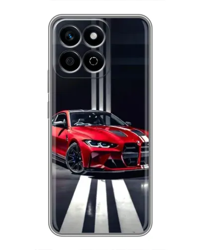 Чехол для Huawei Honor X7c с картинкой «Красная BMW на дороге» Чехол для Huawei Honor X7c с картинкой «Красная BMW на дороге»