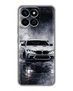 Чехол для Huawei Honor X7c с картинкой «BMW сквозь туман»