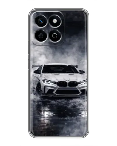 Чехол для Huawei Honor X7c с картинкой «BMW сквозь туман» Чехол для Huawei Honor X7c с картинкой «BMW сквозь туман»