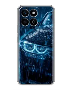 Чехол для Huawei Honor X7c с картинкой «BMW под дождем»