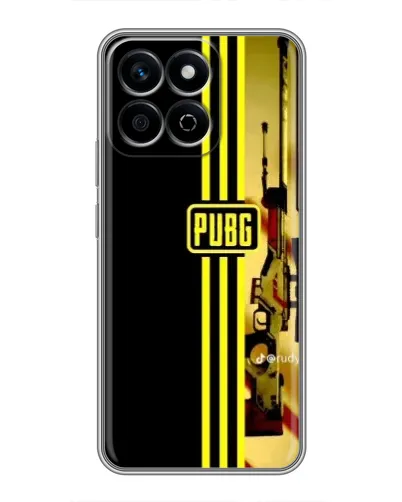Чехол для Huawei Honor X7c с картинкой «PUBG — камуфляжный шлем»