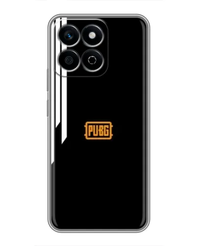 Чехол для Huawei Honor X7c с картинкой «PUBG — вертикальные линии»