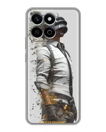 Чехол для Huawei Honor X7c с картинкой «PUBG — боец в пыли»