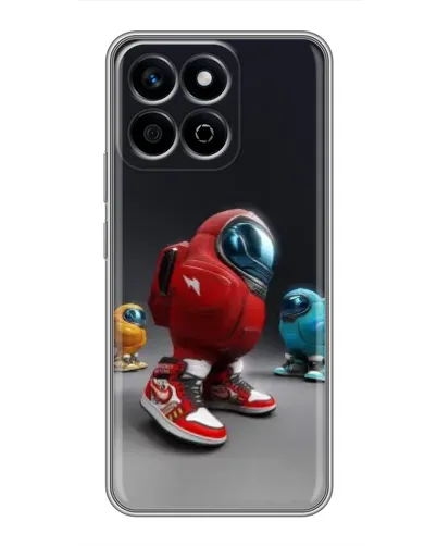 Чехол для Huawei Honor X7c с картинкой «Among Us — 3D стиль»