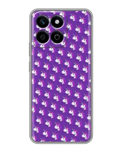 Чехол для Huawei Honor X7c с картинкой «Единороги на фиолетовом» Чехол для Huawei Honor X7c с картинкой «Единороги на фиолетовом»