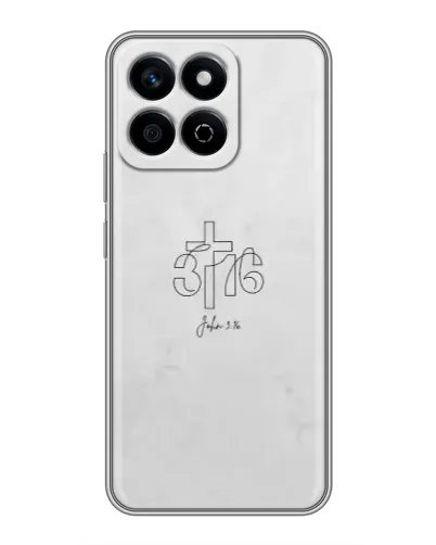 Чехол для Huawei Honor X7c с картинкой «Иоанна 3:16 Крест»