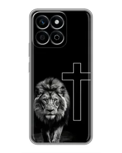 Чехол для Huawei Honor X7c с картинкой «Лев и Крест» Чехол для Huawei Honor X7c с картинкой «Лев и Крест»