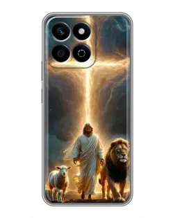Чехол для Huawei Honor X7c с картинкой «Лев Иуды и Свет» Чехол для Huawei Honor X7c с картинкой «Лев Иуды и Свет»