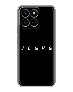 Чехол для Huawei Honor X7c с картинкой «Точки веры J.E.S.U.S.»