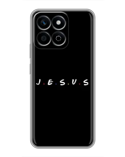 Чехол для Huawei Honor X7c с картинкой «Точки веры J.E.S.U.S.»